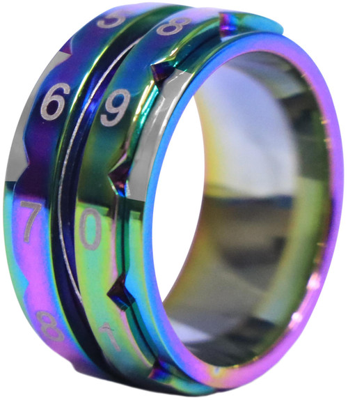 Knitter's Pride Rainbow Row Counter Ring-Size 8: 18.2mm Diameter KP800422 - 89076280145688907628014568