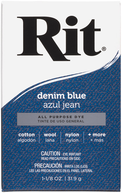 6 Pack - Rit Dye Powder-Denim Blue - 3-36 - 885967833607