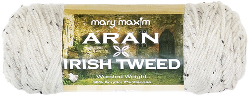5 Pack Mary Maxim Aran Irish Tweed Yarn-Aran 197-206 - 848787001991