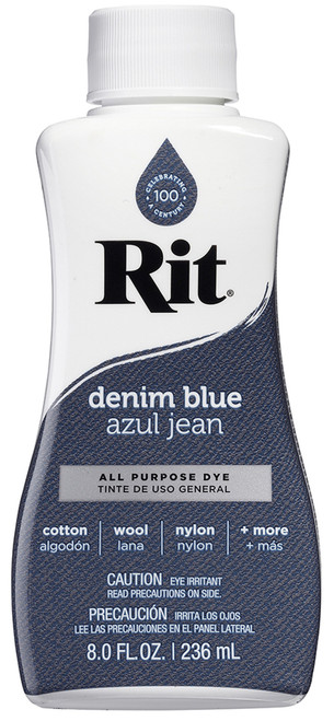 3 Pack - Rit Dye Liquid-Denim Blue - 8-36 - 885967883602
