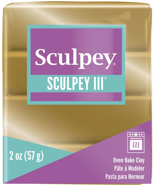 5 Pack - Sculpey III Oven-Bake Clay 2oz-Jewelry Gold - S302-1132