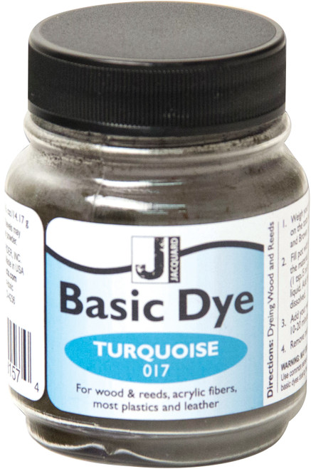 3 Pack Jacquard Basic Dye .5oz-Turquoise JBD-1017 - 743772031574