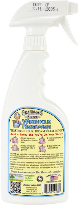 2 Pack Grandma's Secret Wrinkle Remover -16 Ounces GS3002
