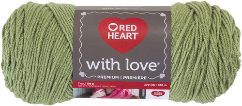 3 Pack - Red Heart With Love Yarn-Lettuce - E400-1601 - 073650817489