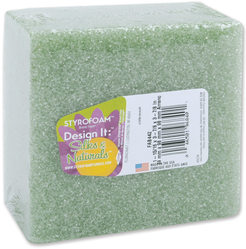 4 Pack - FloraCraft FloraFoM Block-2"X3.9"X3.9" - FAB442GS - 046501968401