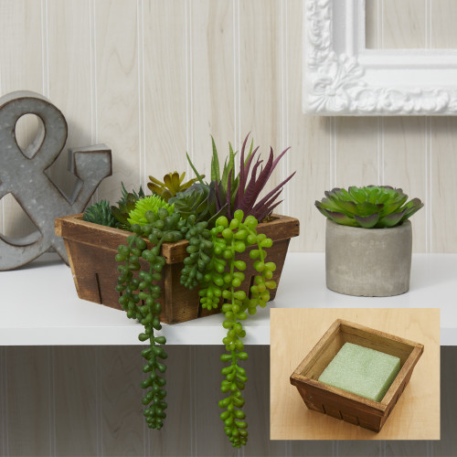 4 Pack - FloraCraft FloraFoM Block-2"X3.9"X3.9" - FAB442GS 4 Pack - FloraCraft FloraFoM Block-2"X3.9"X3.9" - FAB442GS