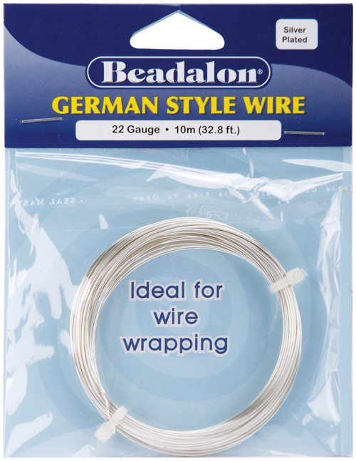 3 Pack German Style Wire-Silver Round 22 Gauge, 32.8' -180B-022