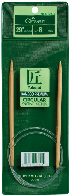 3 Pack - Takumi Bamboo Circular Knitting Needles 29"-Size 8/5mm - 1629-8 - 051221253089