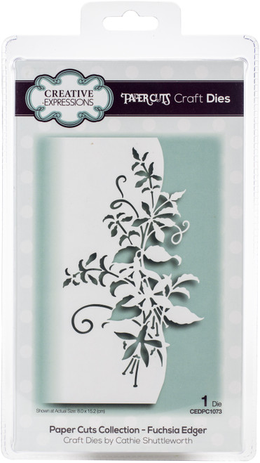 Creative Expressions Paper Cuts Edger Craft Dies-Fuchsia CEDP1073 - 5055305949511