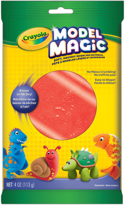 3 Pack - Crayola Model Magic 4oz-Red - 57-4438 - 071662544386