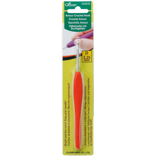 3 Pack Clover Amour Crochet Hook-Size D3/3.25mm 1042/D - 051221710421