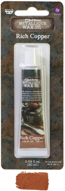 3 Pack - Finnabair Art Alchemy Metallique Wax .68 Fluid Ounce-Rich Copper - AAMW-63989 - 655350963989