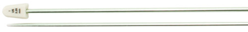 6 Pack Susan Bates Silvalume Single Point Knitting Needles 10"-Size 1/2.25mm 111101