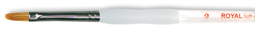 6 Pack - Royal & Langnickel(R) Soft-Grip Combo Filbert Brush-Size 2 - SG3020-2 - 090672026101