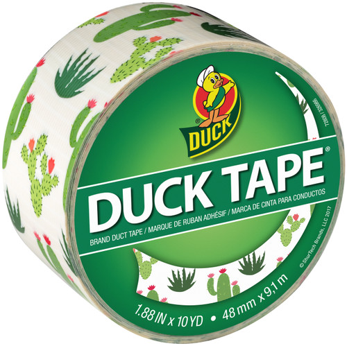 6 Pack Duck Patterned Duck Tape 1.88"X10yd-Cacti -PDT-41789 - 075353328699