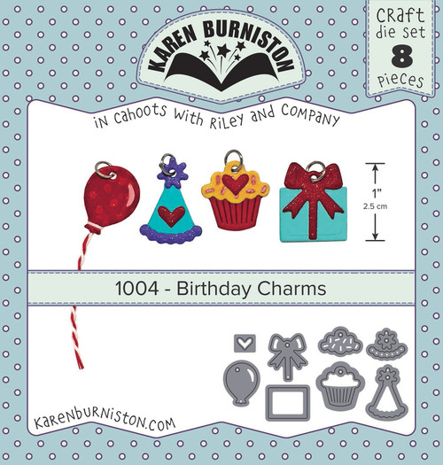2 Pack - Karen Burniston Dies-Birthday Charms - KBR1004