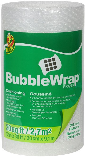 2 Pack Duck Bubble Wrap 12"X30'53102305 - 075353102305