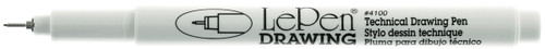 6 Pack - Uchida Le Pen Technical Drawing Open Stock-.3mm Black - U4100S-0.3 - 028617411231
