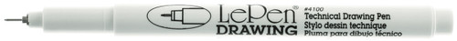 6 Pack - Uchida Le Pen Technical Drawing Open Stock-.05mm Black - U4100S-0.05 - 028617411156