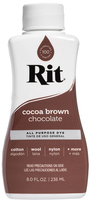 3 Pack Rit Dye Liquid 8oz-Cocoa Brown 8-20 - 885967882001