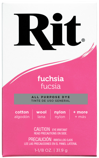 6 Pack Rit Dye Powder-Fuchsia 3-12 - 885967831207