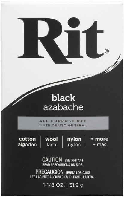 6 Pack Rit Dye Powder-Black 3-15 - 885967831504