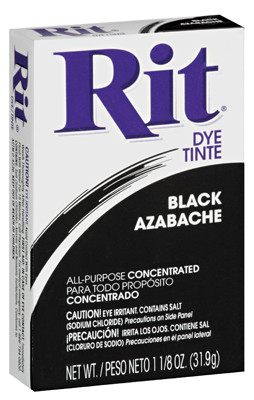 6 Pack - Rit Dye Powder-Black - 3-15 - 885967831504