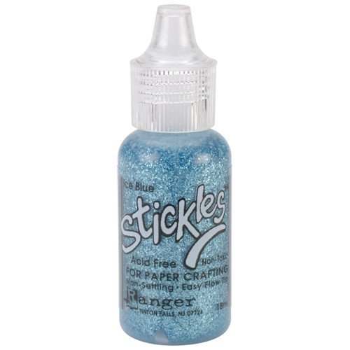 6 Pack Ranger Stickles Glitter Glue .5oz-Ice Blue SGG01-38450 - 789541038450