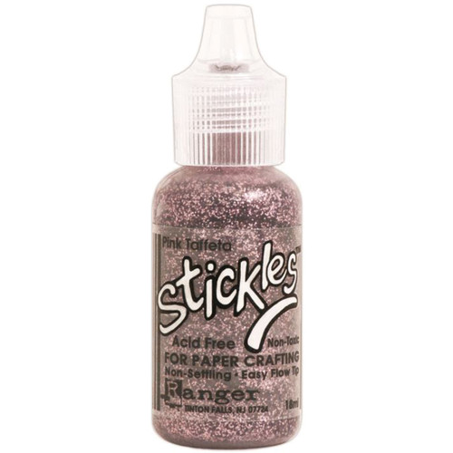 6 Pack - Ranger Stickles Glitter Glue .5oz-Pink Taffeta - SGG01-38481 - 789541038481