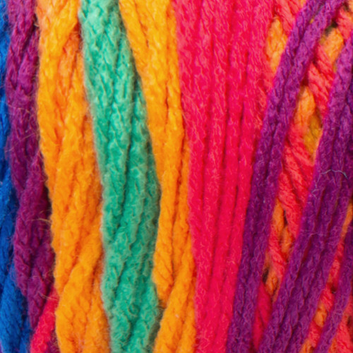 3 Pack - Red Heart Super Saver Yarn-Favorite Stripe - E300B-4965