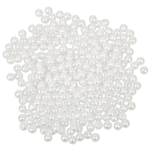 6 Pack - Craft Medley Pearl Beads Value Pack-5mm White 265/Pkg - BD409-C 6 Pack - Craft Medley Pearl Beads Value Pack-5mm White 265/Pkg - BD409-C