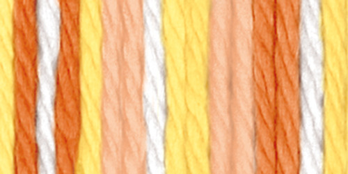 6 Pack Lily Sugar'n Cream Yarn Ombres Super Size-Creamsicle 102019-19605