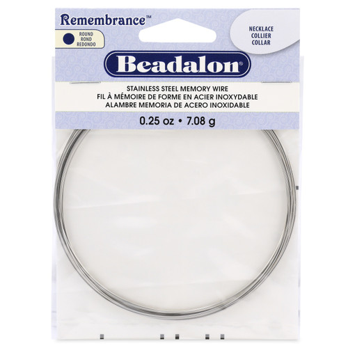 3 Pack Beadalon Remembrance Memory Wire Necklace .62mm .25oz-Bright 9 Coils JMNT-0 - 035926055858