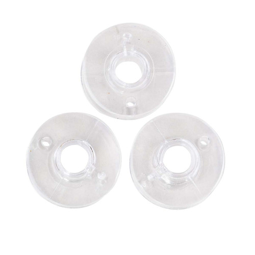 6 Pack - SINGER Plastic Class 15J Bobbins-3/Pkg - 06542
