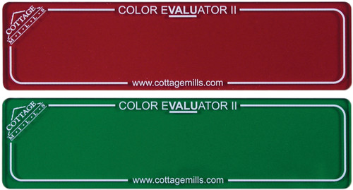 2 Pack Cottage Mills Color Evaluator II -Red & Green Filter 50025