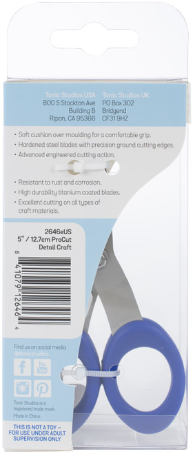 2 Pack - Tonic Studios Precision Collection Scissors 5"- - 2646E