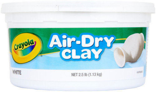 2 Pack Crayola Air-Dry Clay 2.5lb-White 57-5050 - 071662550509