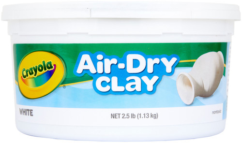 2 Pack - Crayola Air-Dry Clay 2.5lb-White - 57-5050 - 071662550509