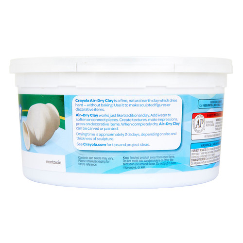 2 Pack - Crayola Air-Dry Clay 2.5lb-White - 57-5050