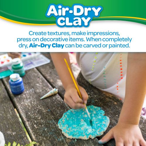 2 Pack - Crayola Air-Dry Clay 2.5lb-White - 57-5050 2 Pack - Crayola Air-Dry Clay 2.5lb-White - 57-5050
