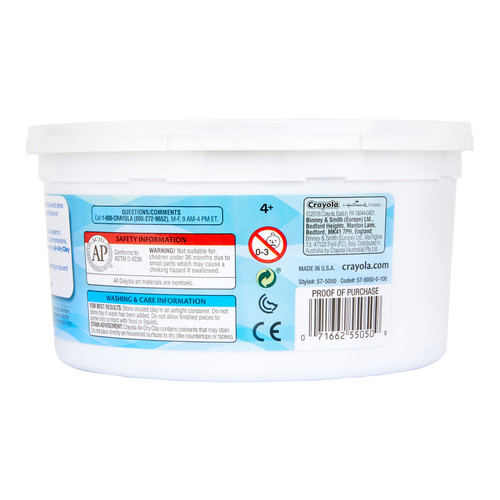 2 Pack - Crayola Air-Dry Clay 2.5lb-White - 57-5050 2 Pack - Crayola Air-Dry Clay 2.5lb-White - 57-5050