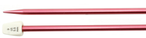 6 Pack - Susan Bates Silvalume Single Point Knitting Needles 14"-Size 9/5.5mm - 111149