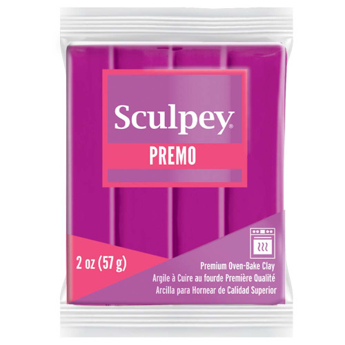 5 Pack Sculpey Premo Polymer Clay 2oz-Fuchsia PE02-5504