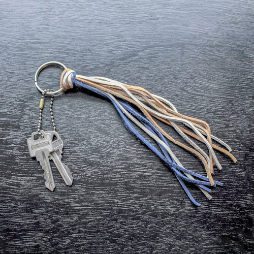 6 Pack - Realeather(R) Crafts Split Key Rings 1.25" 10/Pkg-Nickel - BKR12510