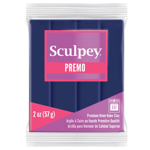5 Pack Sculpey Premo Polymer Clay 2oz-Ultramarine Blue PE02-5562