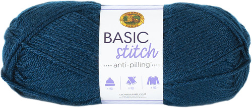 Lion Brand Basic Stitch Anti-Pilling Yarn-Steel Blue 202-109 - 023032035628