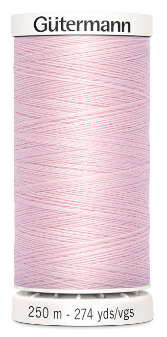 5 Pack - Gutermann Sew-All Thread 274yd-Light Pink - 250P-300 - 077780005204