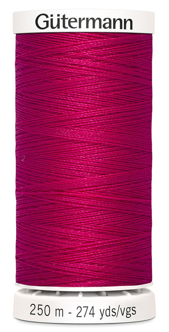 5 Pack - Gutermann Sew-All Thread 274yd-Raspberry - 250P-345 - 077780005273