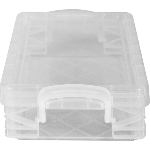 4 Pack - Storage Studios Super Stacker Pencil Box-Clear - 40309 4 Pack - Storage Studios Super Stacker Pencil Box-Clear - 40309