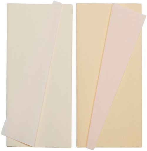 2 Pack Lia Griffith Double-Sided Extra Fine Crepe Paper 2/Pkg-Blush/Chiffon & Petal/Peach LG11019